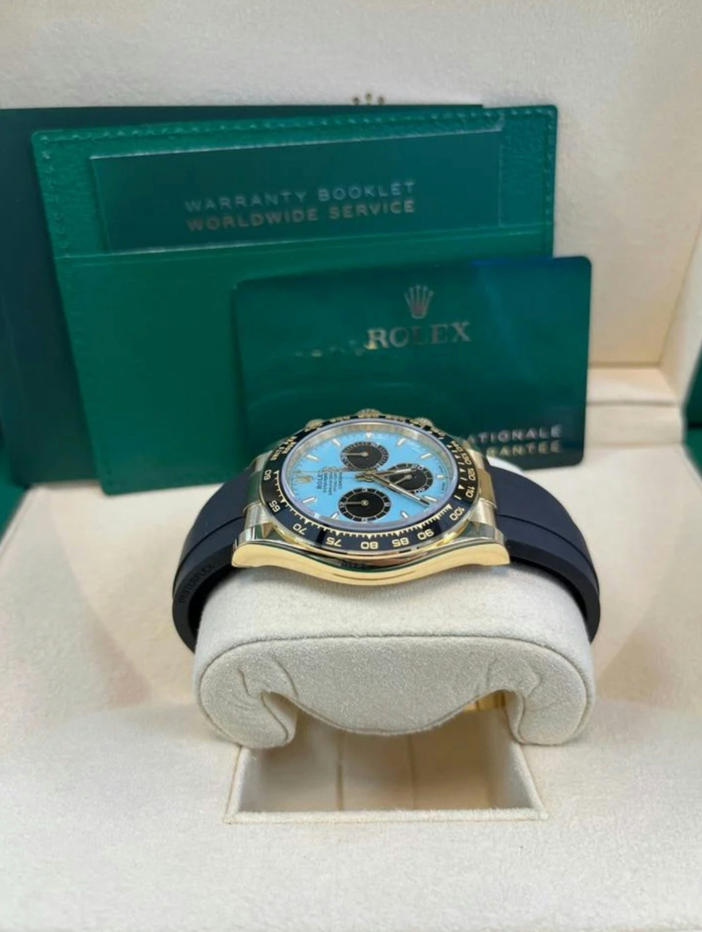 Daytona Oro-Tiffany 40mm Oysterflex 126518